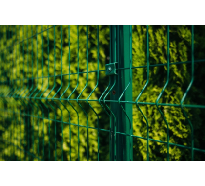 Стовп  СТАНДАРТ КОЛОР  60х40мм/2,00м оц.+ПП RAL 6005 ЗЕЛЕНИЙ 1,2мм 4 отв.